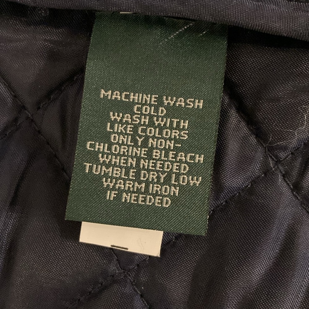 Ralph Lauren Jeans Dark Wash Quilted Denim Jacket - Picture 6 of 9
